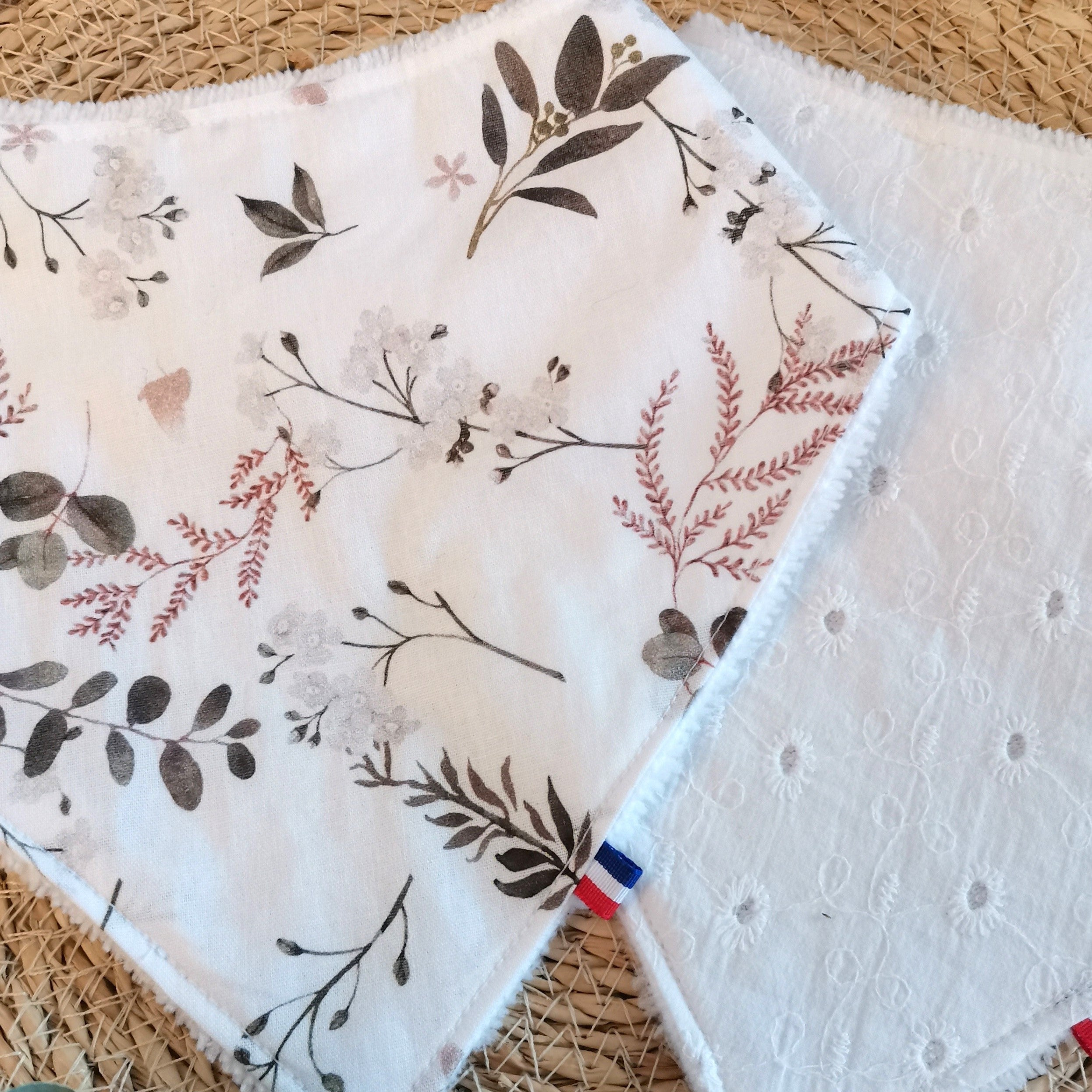 Bavoirs bandana "Natural"