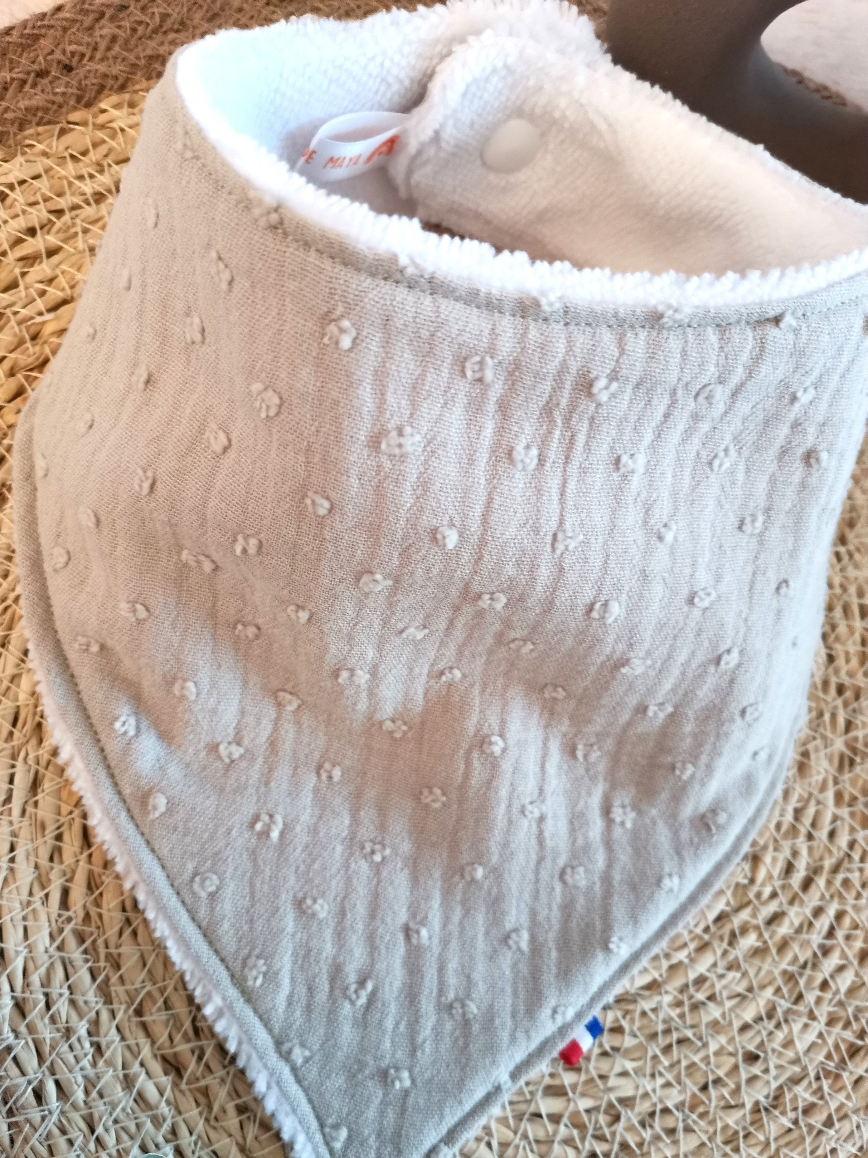 Bavoirs bandana "Natural"